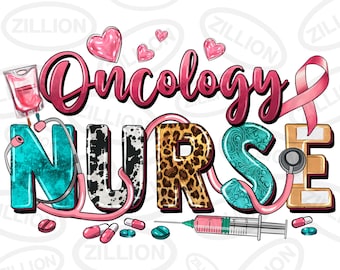 Oncology Nurse png sublimation design download, Nurse png, Nurse life png, Nursing png, western Nurse png, sublimate designs download