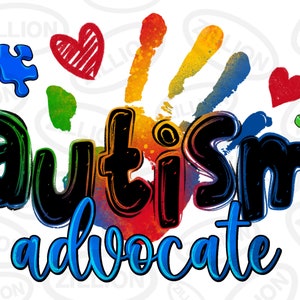 Autismus Befürworter png Sublimation Design Download, Autismus Bewusstsein png, Autismus png, Autismus Puzzle png, Sublimation Designs herunterladen