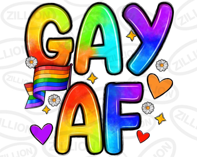 Gay Af Png Sublimation Design Download, Love is Love Png, Pride Flag ...