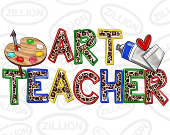 Art Teacher png sublimation design download, Teacher's Day png, teacher love png, teacher life png, sublimation design download