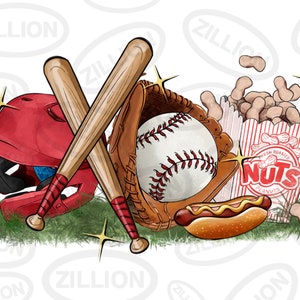 Descarga de diseño de sublimación png de béisbol, png de juego de béisbol, png deportivo, png del día del juego, png de guante de béisbol, descarga de diseños sublimados