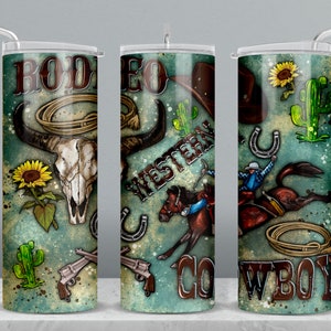 Country western 20 oz skinny tumbler png sublimation design download, Cowboy tumbler wrap png, Country 20 oz tumbler designs, png download