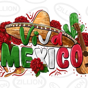 Viva Mexico png sublimation design download, Mexico png, cinco de mayo png, fiesta png, Mexican roses png, sublimation design download