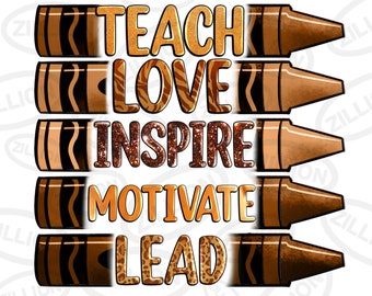 Ensine o amor, inspire, motive, lidere png, Dia do Professor png, vidas negras importam png, Juneteenth png, download de designs sublimados