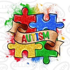 Autism puzzle pieces png sublimation design download, Autism Awareness png, Autism puzzle png, Autism png, sublimate designs download