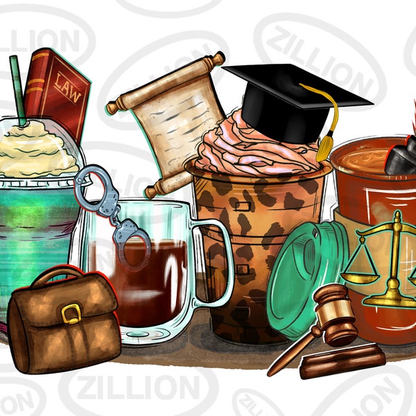Lawyer coffee cups png sublimation design, western coffee cups png design, Lawyer life png, coffee love png, sublimate designs download