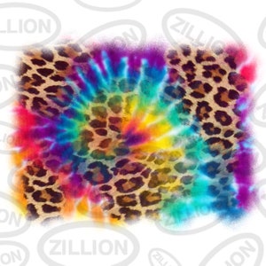 Leopard tie dye background png sublimation design download, western pattern png, western background png, sublimate designs download
