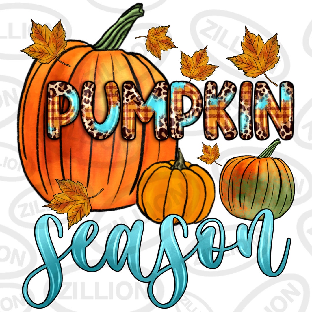 Pumpkin Season Png Sublimation Design Download, Western Pumpkin Png ...