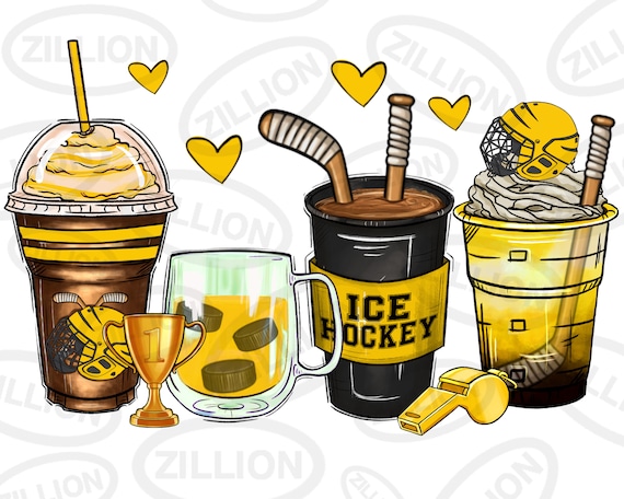 Ice Hockey coffee cups png sublimation design, sport coffee cups png design, game day png, Ice Hockey png, sublimate designs download