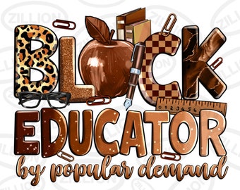 Educador negro por demanda popular download de design de sublimação png, dia do professor png, vidas negras importam png, download de designs sublimados