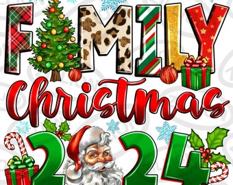 Family Christmas 2024 png sublimation design download, Merry Christmas png,Happy New Year png,Christmas vibes png,sublimate designs download