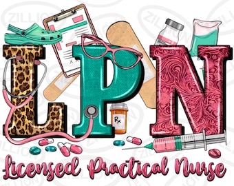 LPN Licensed Practical Nurse png sublimation design download, Nurse png, Nurse life png, Nursing png, western LPN png, sublimate download