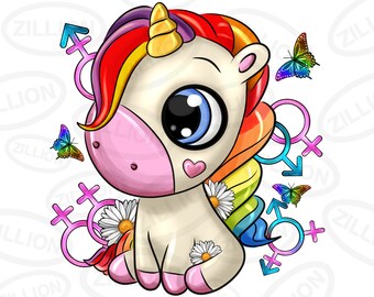 Unicorn png sublimation design download, love is love png, pride unicorn png, human rights png, LGBTQ+ png, sublimate designs download