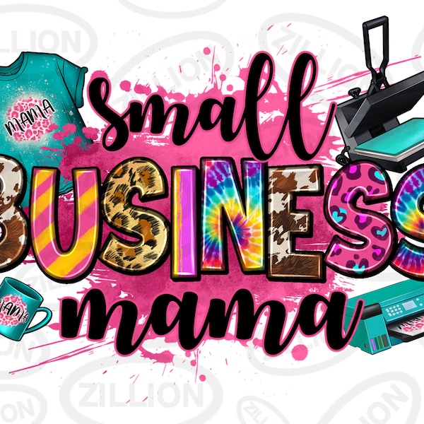 Descarga de diseño de sublimación png de mamá para pequeñas empresas, png del Día de la Madre, png de negocios occidental, png de negocios, descarga de diseños sublimados