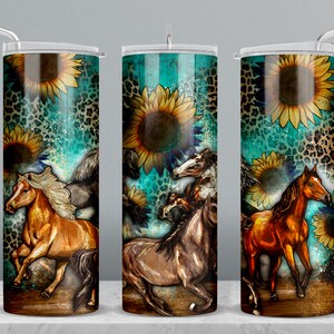 Western horses 20 oz skinny tumbler png, tumbler wrap png, tumbler png, 20 oz tumbler designs, western tumbler png download