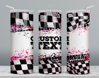Personalisiertes Rennen 20 oz dünnes Tumbler png, benutzerdefinierte Name Tumbler png, Sport 20 oz Tumbler design, Tumbler png Download