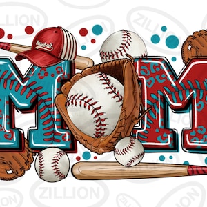 Baseball mom png sublimation design download, Mother's Day png, Baseball png, sport png, game day png, sublimate designs download