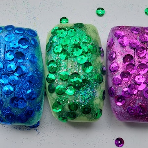 ASMR Colourful Soap Box ~ Foam or Starch Soap boxes with Glitter