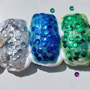 ASMR Colourful Soap Box ~ Foam or Starch Soap boxes with Glitter