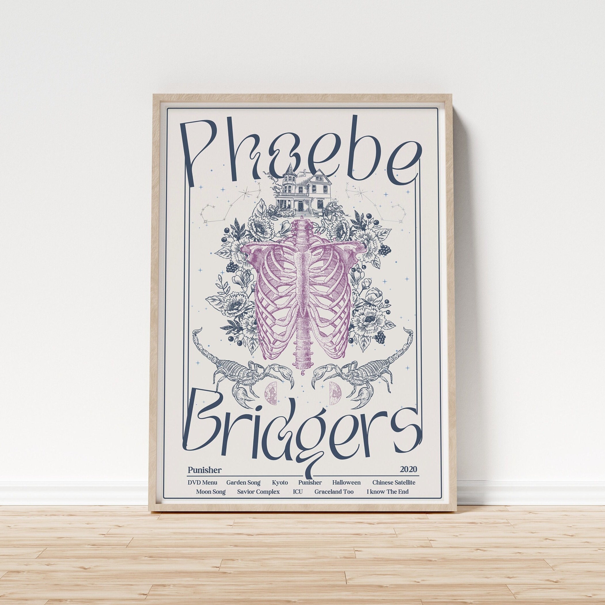 Phoebe Bridgers Punisher Alternative Album Poster Art Print for Sale by  albacinema