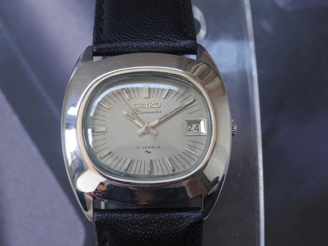 Vintage Seiko Diamatic 17 Jewel 7005-5010 Date Men's Wrist - Etsy