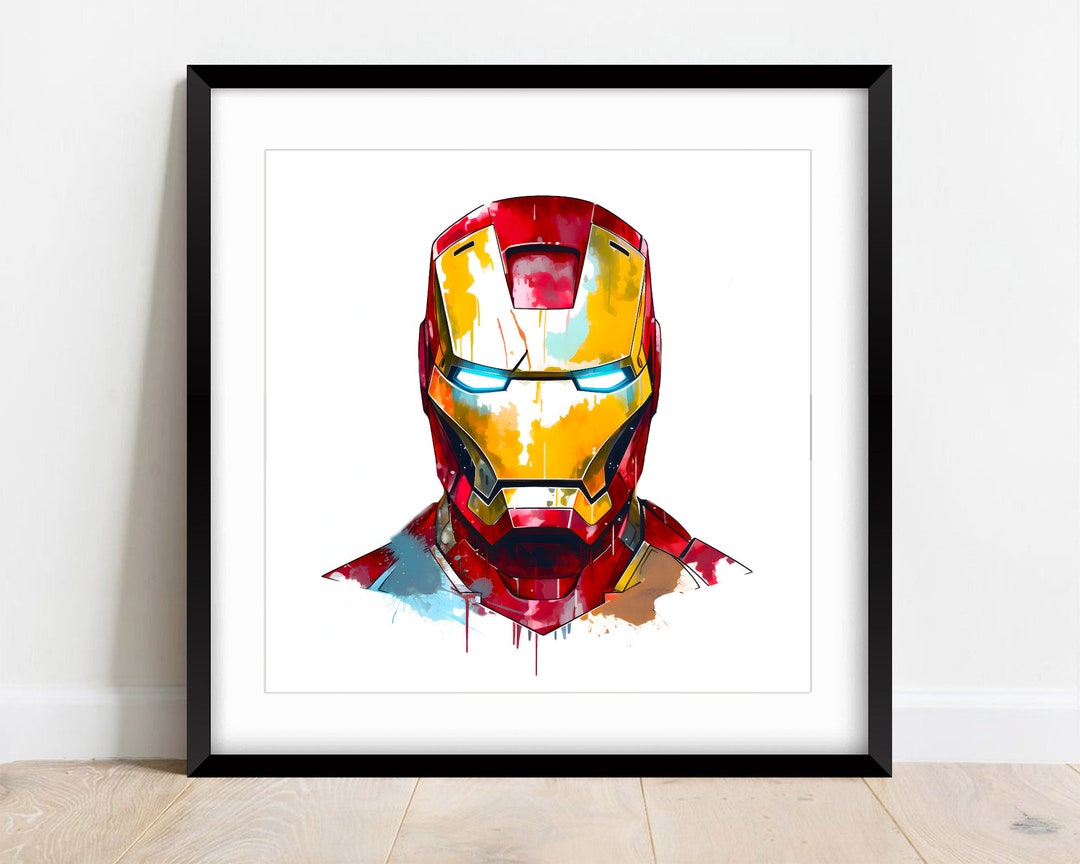 Iron Man Wall Art Avengers Poster Prints Digital Downloads Etsy