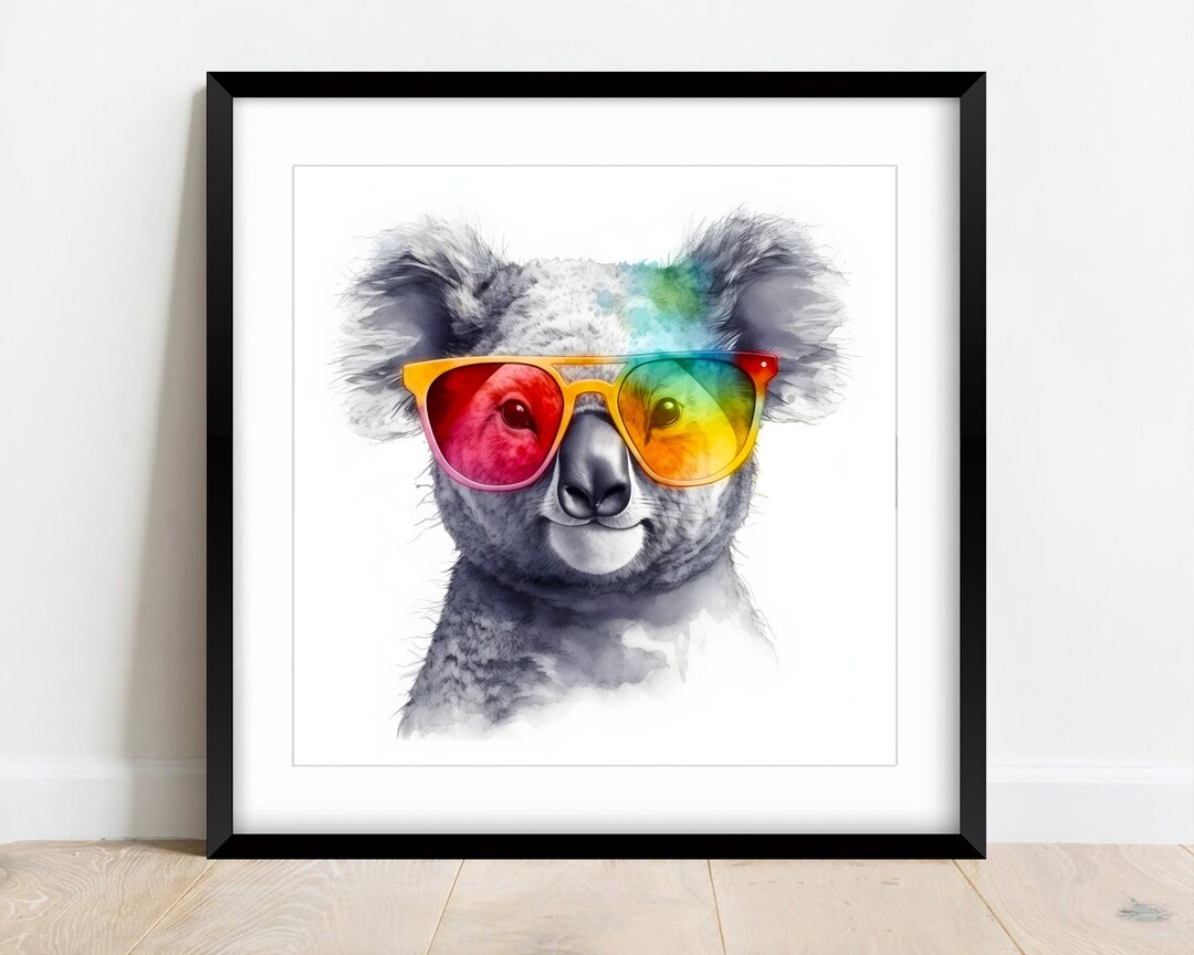 Koala Wand-/Textilschablone, Größe A5 – Für Möbel, Wände, Textilien, Wieder Verwendbar, Lösungsmittelbeständig