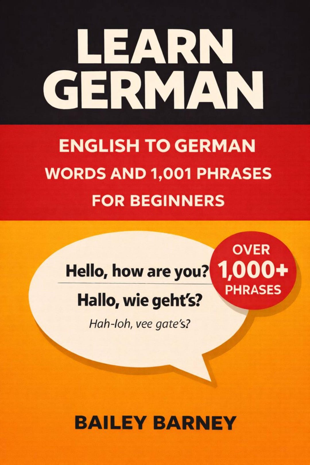 Learn German: English to German Words and 1,001 Phrases for Beginners ...