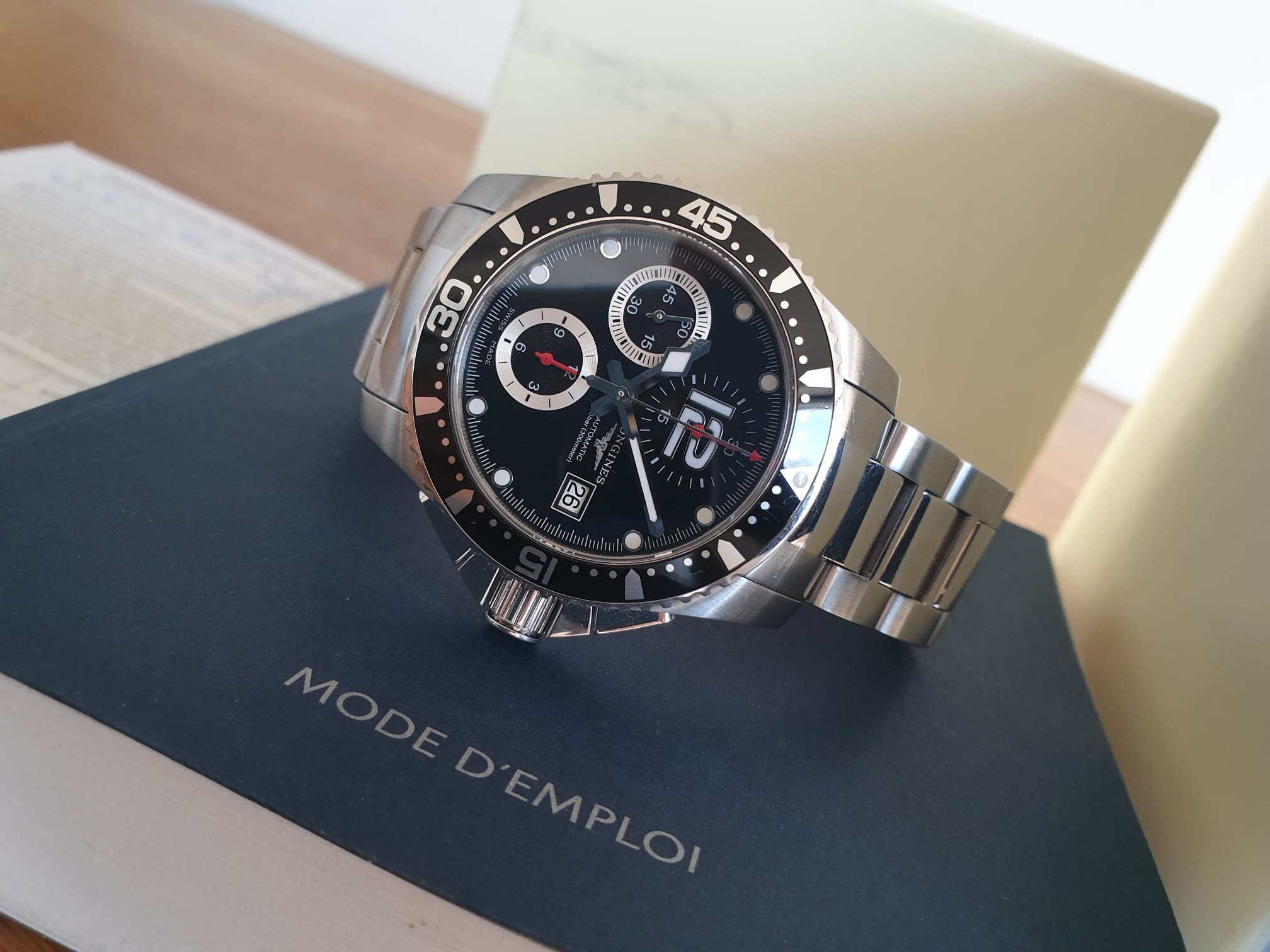 Longines Hydroconquest Automatic Chronograph L3.644.4.56.6 - Etsy