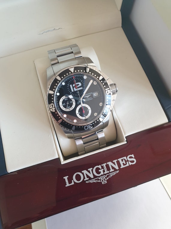 Longines Hydroconquest Automatic Chronograph L3.644.4.56.6 - Etsy