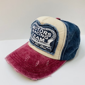 Vintage style motorcycle cap