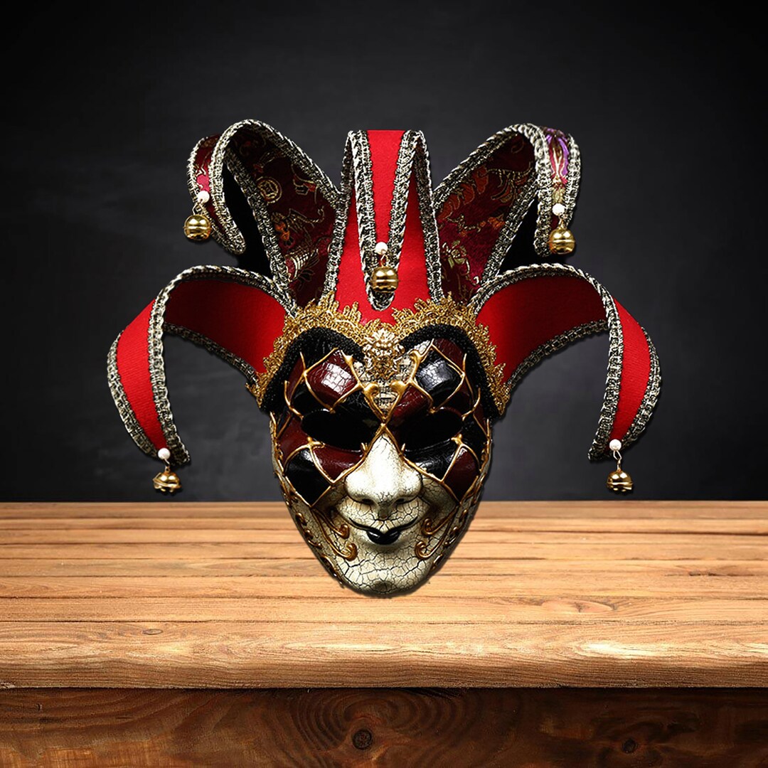 Venice Joker Cosplay Joker Mask for Halloween Clown Mask - Etsy