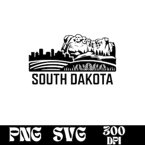 Süd Dakota SVG Design, Süd Dakota Logo, Süd Dakota Vektor, Süd Dakota Skyline PNG, Süd Dakota Clipart