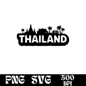 Thailand SVG design, Thailand logo, Buddha vector, Thailand png, Thailand skyline, Thai Temple Clipart