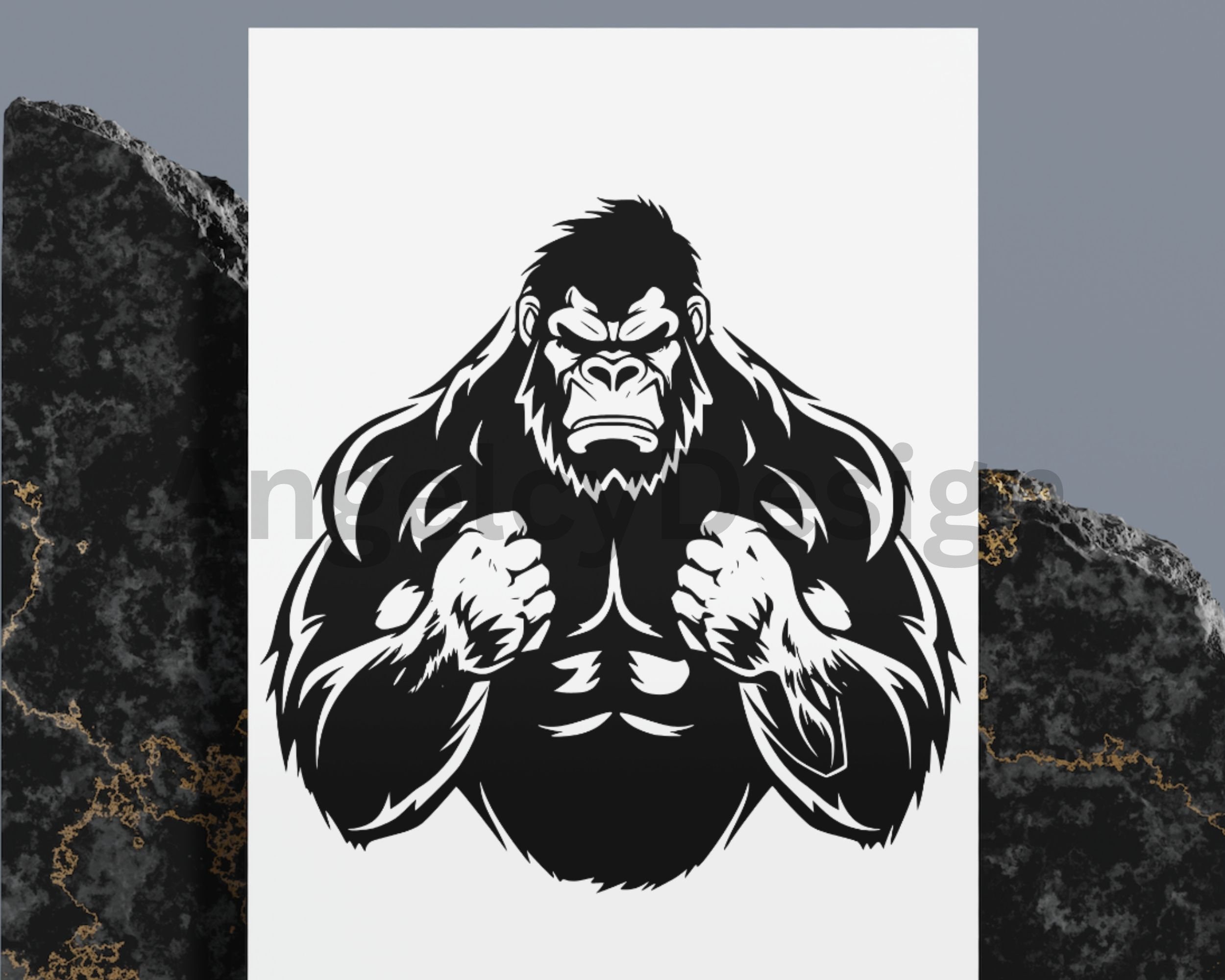 Gorilla Gym Logo Images – Browse 558 Stock Photos, Vectors, and
