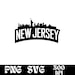 New Jersey SVG Design, New Jersey Logo, New Jersey Vector, New Jersey ...