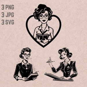 Beste leraar SVG ontwerpen, professor logo, Tutor vector, cadeau voor leraar bundel, hou van mijn leraar clipart, middelbare school SVG, College SVG