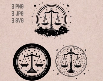 Libra Zodiac Sign svg designs, Libra logo, Zodiac Sign PNG, Zodiac bundle clipart, Astrology JPG, Astrology Sign clipart