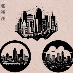 Denver Skyline SVG designs, Denver logo, Denver Skyline vector, Skyline PNG, World Cities bundle, Urban Clipart