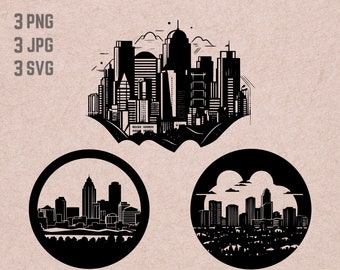Denver Skyline SVG designs, Denver logo, Denver Skyline vector, Skyline PNG, World Cities bundle, Urban Clipart