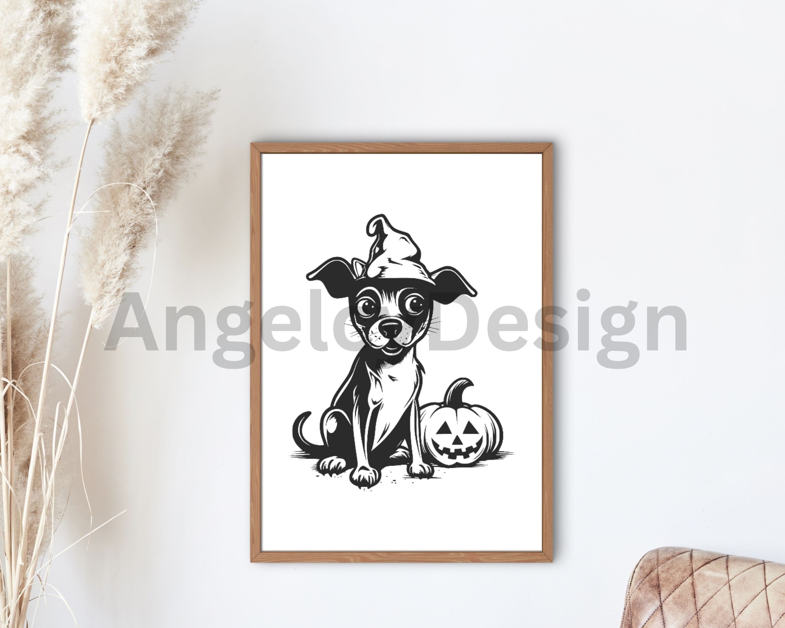 Halloween Dog SVG Designs, Halloween Logo, Witch Vector, Zombie PNG ...