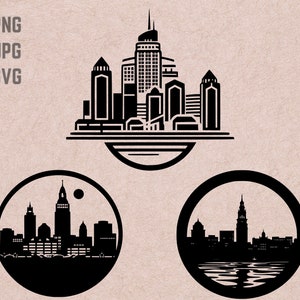 Boston Skyline SVG designs, Boston logo, Boston Skyline vector, Skyline PNG, World Cities bundle, Urban Clipart