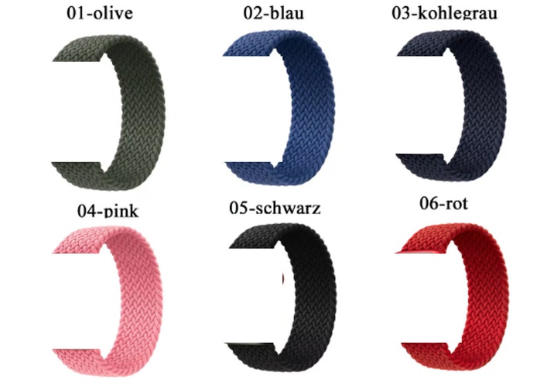 PROMOTION WEEK Short time Replacement Bracelet Nylon Solo Loop for Apple Watch braided braided bracelet 9 8 7-1 / 38-41 mm / 42-49 mm Nylon Loop image 3