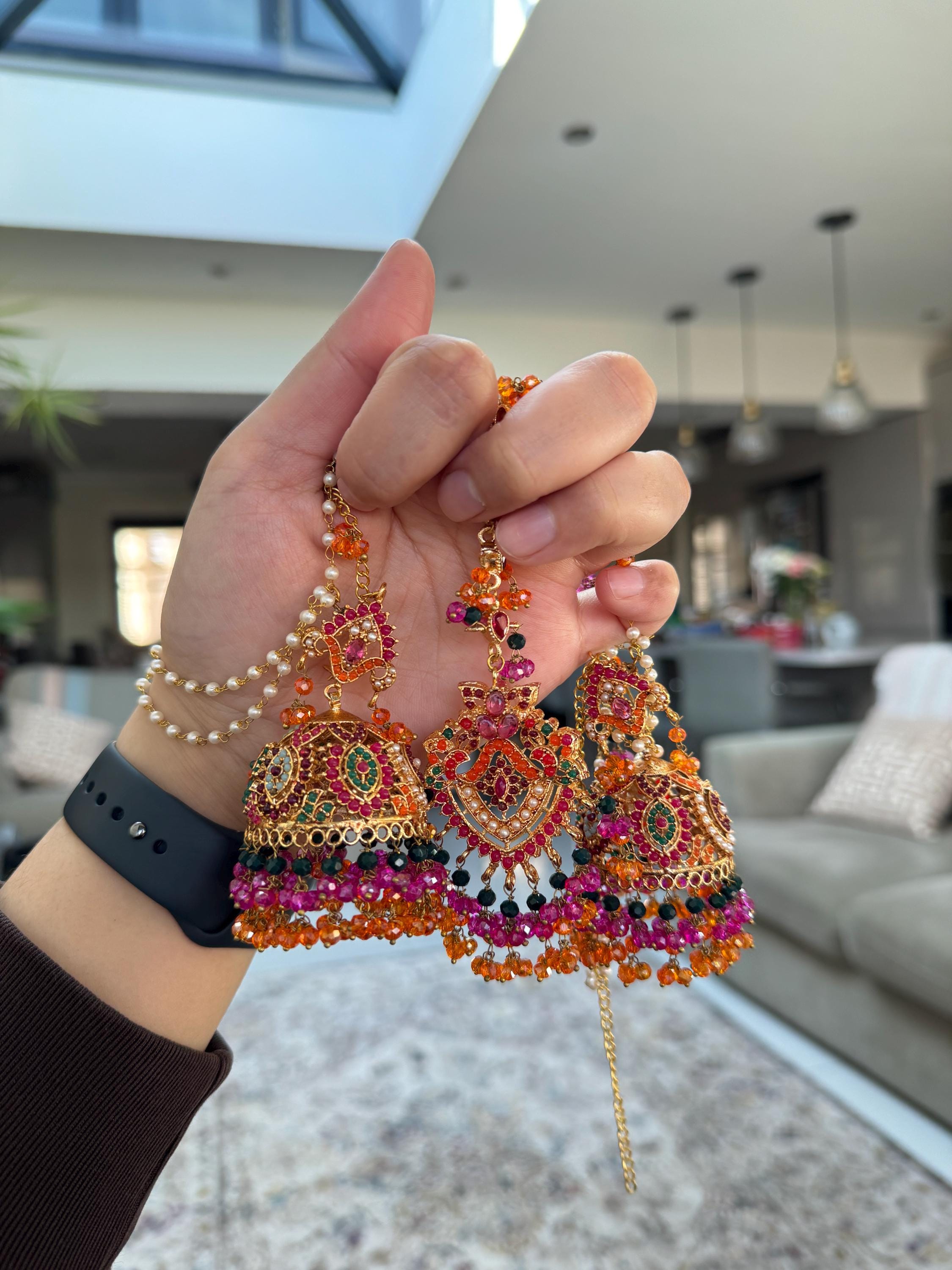 pakistan artificial jhumka earrings with price