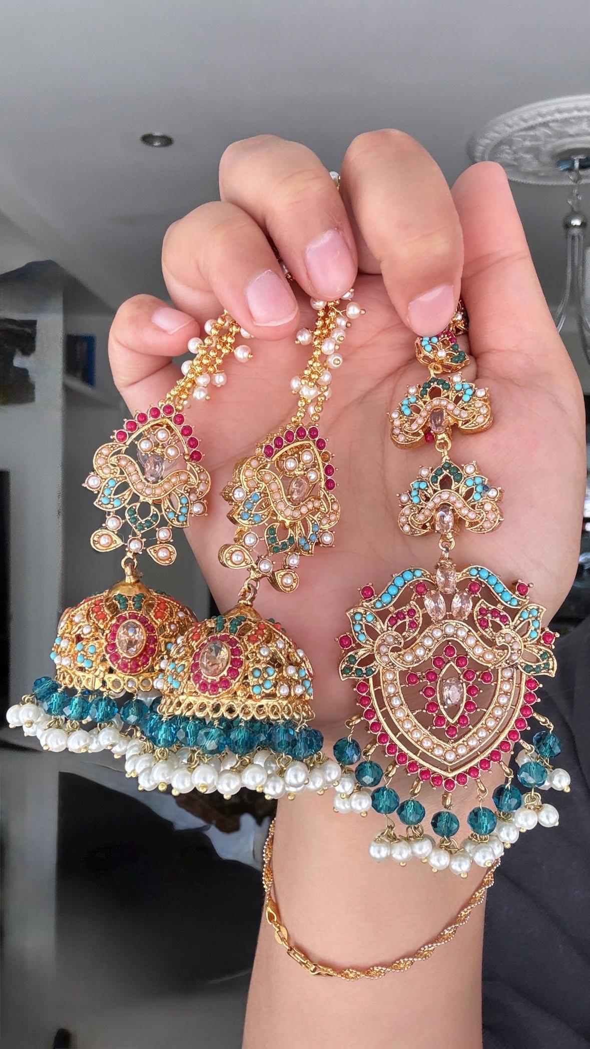 Rajputi Jhumar Design Earrings Earrings For Women Girls: Royal