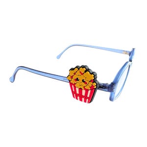 Popcorn Glasses Charm for Kids: Fun Eyeglass Accessory