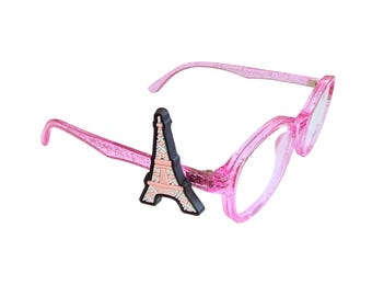 Paris Eiffel Tower Glasses Charm for Kids: Fun Eyeglass Accessory