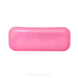 Pink Hard Plastic Glasses Case: Protective Eyewear, Sunglasses