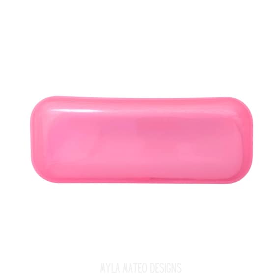 Pink Hard Plastic Glasses Case: Protective Eyewear, Sunglasses