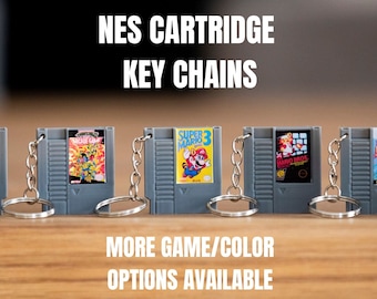 NES Cartridge Keychains / Classic Nintendo / Retro Gaming